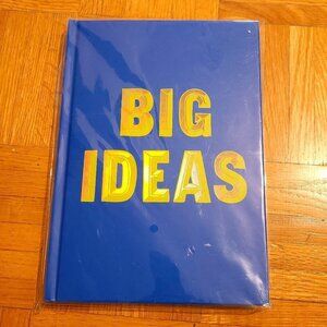 *4 for $30* Blue and Metallic Yellow Journal Notebook - SEALED